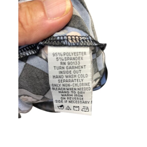 Bob Mackie Wearable Art Womens Flor Long Sleeve Blouse SKU 9083 - Picture 7 of 11